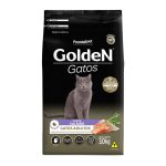 Ração Golden para Gatos Adultos Sabor Salmão 3 kg